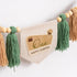 1st One Happy Camper High Chair Banner - Happy Camper Birthday Party Decoration Supplies Garlands, Adventure Camping