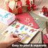 Nativity Stickers for Christmas Party Crafts, 36 Sheets Religious Christian Jesus Birth Stickers for Holiday Education