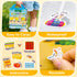 6 Sets 1-3, 2-4, 3 4 5 6 Reusable Sticker Book for Toddlers Jelly Stickers Book for Kids Travel Sticker Activity Toys