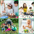 30 Pack Bug Toys, Fake Plastic Bugs and Insects for Kids, Halloween Birthday Party Favors, Goodie Bag Fillers