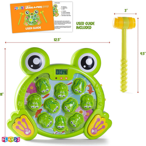Play22 2 3 4 5 2-4, Toys for Year Old - Toddler Toys Age Whack A Frog Game, Baby Toy Gifts for Early Developmental