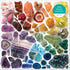 Galison Rainbow Crystals Jigsaw Puzzle, 500 Pieces, 20”x20” – Features an Array of Crystals and Gems in a Mesmerizing Rainbow of Color – Challenging, Perfect for Family Fun – Fun Indoor Activity