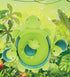 Dollibu Green Sea Turtle Family Bath Squirters, 4 Piece Bath Toy Set for Kids, Floating Rubber Squirt Toys