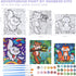 Wings Giant Paint by Numbers Framed, 3 Pack Painting Kit for Kids DIY, Art Supplies & Crafts for Ages 4-12