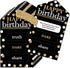 Big Dot of Happiness Adult Happy Birthday - Gold Birthday Party Game Pickle Cards, Set of 12