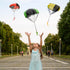 NUTTY TOYS Parachute Toys for Kids, Tangle Free Outdoor Flying Parachute Men, Best Christmas Stocking Stuffers for Ages