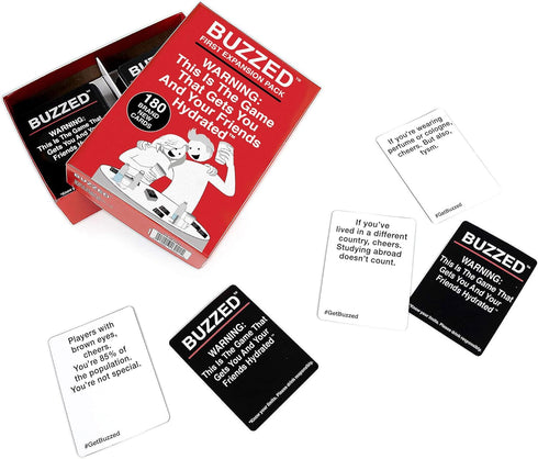 Buzzed Expansion Pack #1 - The Drinking Game for Tipsy Fun with Friends - Summer & Pool Party Games
