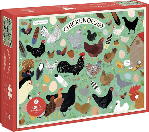 Princeton Architectural Press Chickenology 1000 Piece Puzzle
