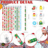 72 Pcs Christmas Pencils Mini Pencil Erasers Set, Christmas Party Favors for Kids, Holiday Tiny Erasers, Classroom