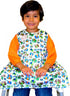 BIB-ON Long Sleeves - Full-Coverage Bib and Apron Combination for Infant, Baby, Toddler Ages 0-4