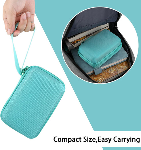 Aenllosi Storage Card Case for UNO Card Game, Hard Case Capacity Max for 300 Cards (Light Green)