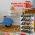 AAiphuwew 25 5 Acrylic Monster Trucks Display Case - Holds Up to Car Collectibles, Clear Tiers Toy Truck Cars Display