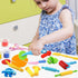 10 Dough Tools Piece Plastic Dough Tools for Kids with Rollers, Rolling Pins, Scissors