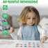 Wooden Abacus for Kids Math - Educational Counting Toy with Sticks and Number Alphabet Cards