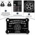 Set Pendulum Dowsing Divination Board Black Wooden Talking Board with Planchette Accessories for Birthday Party