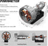 ROKAFU Sets, 12+ Turbojet Engine Building Blocks Motorized Jet Engine Model Kit with Motor, Mini Aircraft Engine Kits