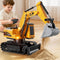 XINNOVEL Remote Control Excavator Toys for Boys Age 6-12, 11CH 2.4Ghz RC Sand