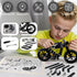 Metal Model Motorcycle Kits, 117 Pcs Erector Sets for Boys Age 8-12, STEM Building Toys for Kids and Adults