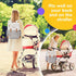 Backpack Frank Mully Diaper Bag Large Multifunction Travel Baby Bag for Mom Dad Cream White