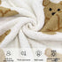 Cozy 31x40 Inches, LifeTree Plush Baby Blanket - Soft Fuzzy Swaddle & Receiving Blanket for Toddler Nursery, Crib