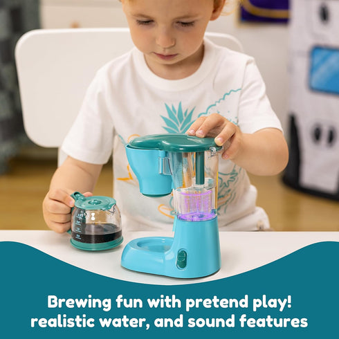 Joyin Play Kitchen Toys, Pretend Food Kitchen Accessories Girls Toy with Coffee Maker, Mixer, Toaster with Realistic