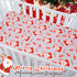 52'' 28'' Christmas Crib Sheet, Fitted Crib Sheet with Santa Claus, Christmas Stocking, Snowflake, Measuring x to fit