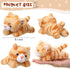HyDren 16 Pcs Plush Animals Bulk - Assorted Small Stuffed Soft Plush Cat Dog Toys for Classroom, Birthday Party Favors