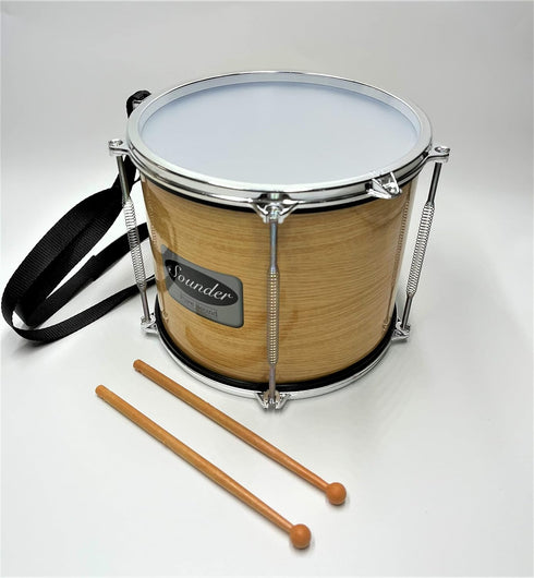 Tap-Along Sounder Timbal Drum Toy, Double Sided Batter Head Tambourine Drum for Kids, Musical Instrument with 2 Drum