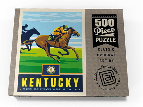 MyPuzzle Kentucky: The Bluegrass State - Premium 500 Piece Jigsaw Puzzle for Adults