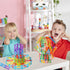 RAINBOW TOYFROG Snap-N-Twist Building Blocks - 270 Piece Set of Flexible Interlocking STEM Toys for 5 to 12
