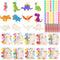 JOTIKO 24 Pack Dinosaur Party Favors Painting Toys Dino Birthday Treat Goodie