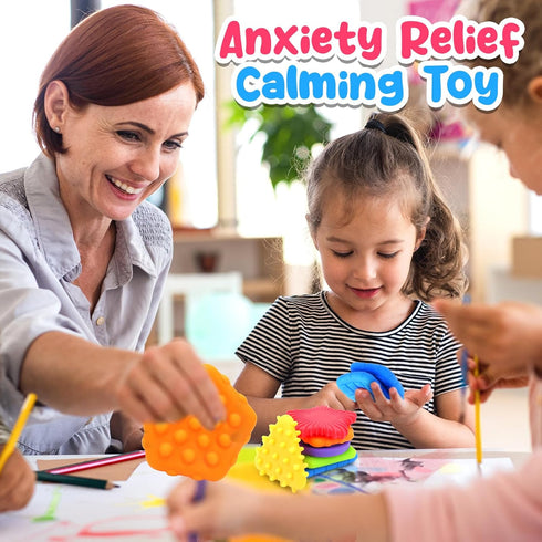 Squishy Sensory Toys for Kids Toddlers: Super Soft & Textured Sensory Fidget Toy for Autistic Children Special Needs |