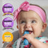 TalkTools ITSY Tiny Silicone Spoons Twin Pack - Soft Self-Feeding Training Spoons for Kids & Toddlers (Ocean)