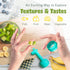 Giraffe Baby Fruit Pacifier Feeder 2 Pack - Perfect for Introducing Solid Foods 6-12 Months - Ashtonbee