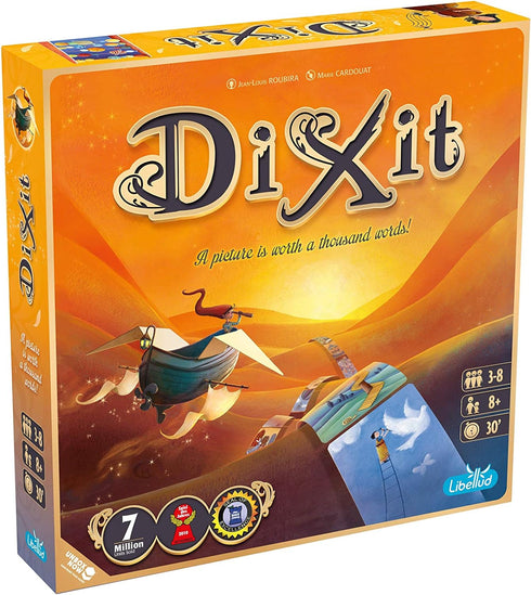 Dixit Board Game, Ages 8+, 3 to 8 Players, 30 Minutes Playing Time