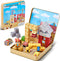EWED Magnetic Building Blocks Travel Toys for Kids Ages 3-8, STEM Learning Set