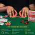 Set 300 11.5 Set 2 Queensell Poker with Poker Chips Gram for Texas Holdem Professional Weight Poker Chips with Decks