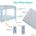 Dream On Me Fisher-Price Play All Day Portable Playard, ASTM Certified, Ideal for Babies & Toddler, One-Hand Fold