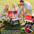35pcs Set, Set, Set, Playset Set, Playset Kitchen Toy Toy BBQ Grill Cooking Toy Little Chef Play, Kids Grill