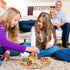 Kathfly Fast Track Board Game Set for 3-6 Players with 24 Pieces and 2 Dice, Fast Track Game Night