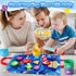 1 17 1 1 2 Montessori Toys for Year Old Boy Girl Birthday Gift, in Cloth Fishing Game with Stacking Cups, Color