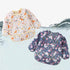 5pcs Long Sleeve Waterproof Bib Set - Full Coverage Apron Bibs with Pocket for 6-30 Months
