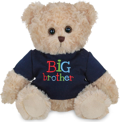 Bearington Big Buddy Teddy Bear, 12 Inch Stuffed Animal Big Brother