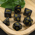 CiaraQ DND Polyhedral Dice Set with Dice Bag for Dungeons and Dragons RPG Table Games
