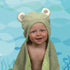 0-24 Stephan Baby Terry Plush Hooded Bath Towel, Frog, Months