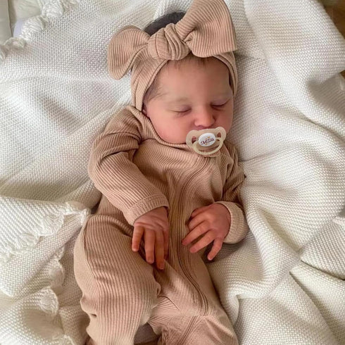 ADFO Real Life Reborn Baby Dolls Girl 20 Inches Realistic Baby Doll