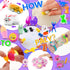 Ulosharky 80 Pack Prefilled Easter Eggs with Toys Inside, Plastic Eggs Fillers for Toys Bulk, Easter Basket