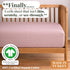 1 Pack 38x26 Pack Pack GOTS Organic Mini Crib Sheets Fitted - N Play Sheets for and Play Mattress, Premium Weight