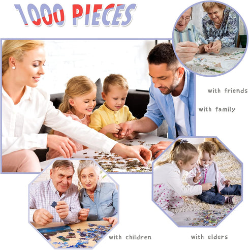 Jigsaw Puzzles for Adults: 1000 Piece Lighthouse Puzzle