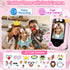 Kids Smart Phone for Girls, 2.8" Touchscreen Learning Toy with Dual Camera, Music Player, 8G SD Card (Pink)